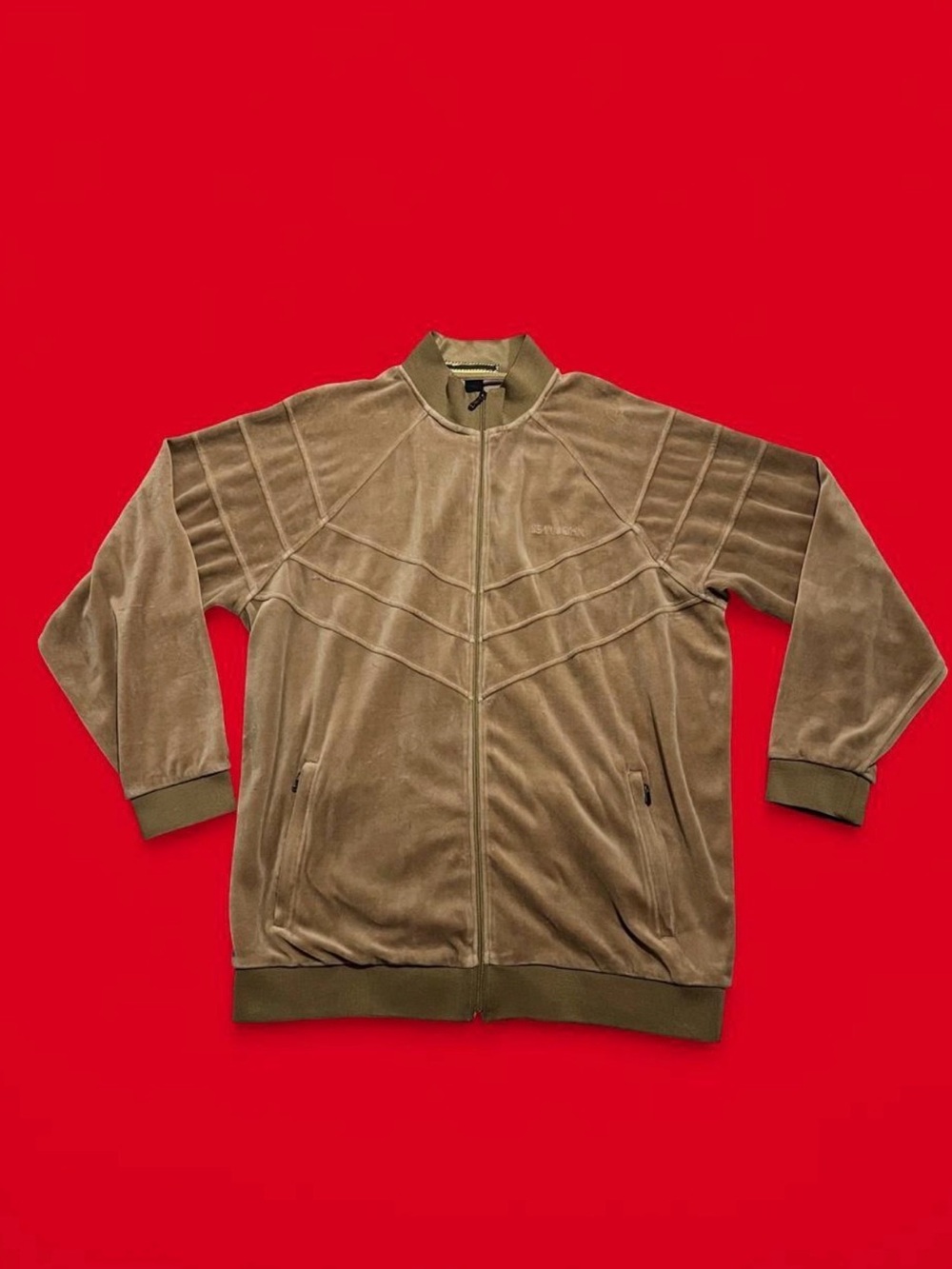 Men's Velour Zip-Up Jacket